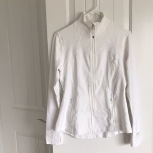 Lululemon white Define Jacket Size 10 (like an 8)